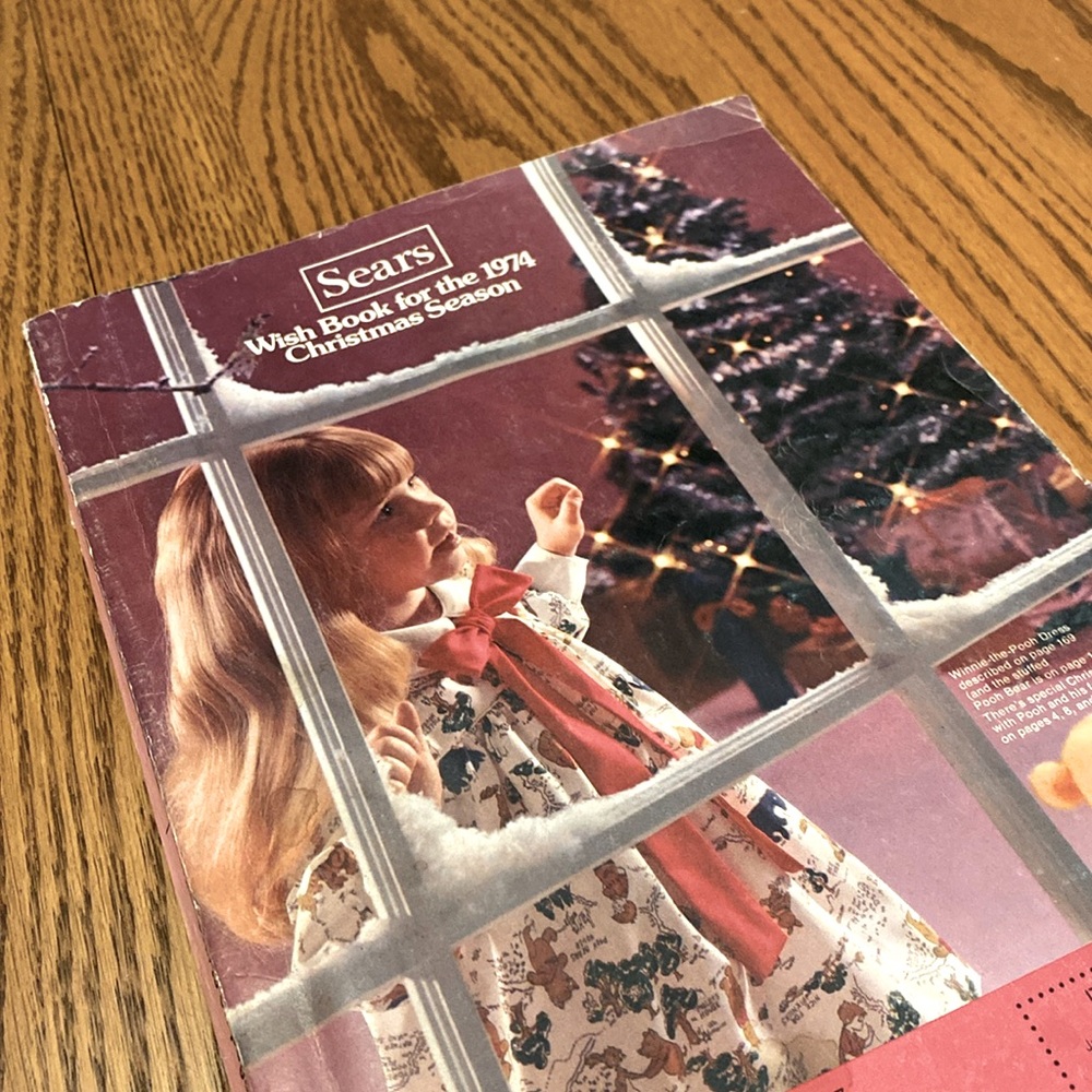 Vintage Sears Wish Book 1974 Christmas Season